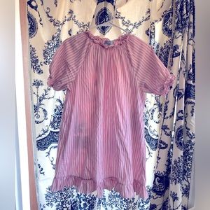 Pink stripe dress